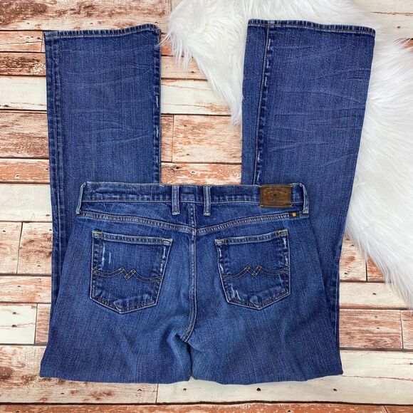 Lucky Brand Women's Sweet N' Low Jeans Sz 8/29 Flare Wide Leg Zipper Fly Stretch - Picture 7 of 7